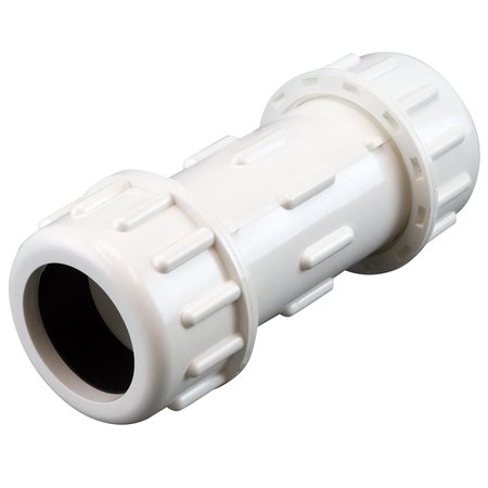 APOLLO BY TMG 1-1/4 in. x 1-1/4 in. PVC Compression Coupling PVCCOMP114